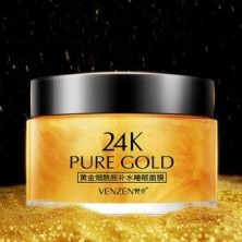 Ночная крем-маска  с Ниацинамидом Venzen 24k Pure Gold ,120гр