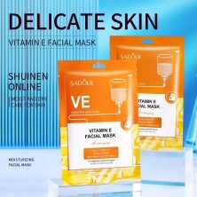 SADOER Антивозрастная маска против мимических морщин Vitamin Е