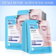 Увлажняющая маска для лица с гиалуроновой кислотой против морщин
